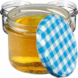 Słoiki Tartu 235ml 20szt. 82mm + wieczka "Niebieska Krata" - Pojemniki kuchenne Słoiki Tartu 235ml 20szt. 82mm + wieczka "Niebieska Krata" - Pojemniki kuchenne - miniaturka - grafika 1