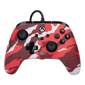 Akcesoria do Xbox - Kontroler PowerA Enhanced Wired pro Xbox Series X|S - Red Camo (1525942-01) - miniaturka - grafika 1