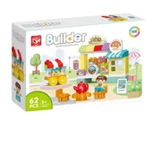 Klocki - Klocki sklep/kawiarnia 62 elementy, super jakość, kompatybilne z klockami innych producentów, ciekawa temamtyka - miniaturka - grafika 1