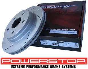 Przednia WIERCONA NACINANA tarcza hamulcowa POWERSTOP EVOLUTION Dodge RAM 1500 336mm 5 szpilek 2002- - Tarcze hamulcowe - miniaturka - grafika 2