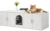 Kuwety dla kotów - Obudowa na Kuwetę dla Kota Biała - miniaturka - grafika 1