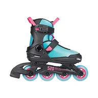 Buty dla dziewczynek - Firefly Ils 520 łyżworolki, czarny/turkusowy/różowy, 13 UK dziecko - miniaturka - grafika 1