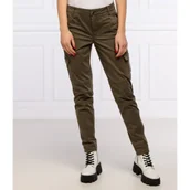 Spodnie damskie - GUESS Spodnie | Slim Fit - miniaturka - grafika 1