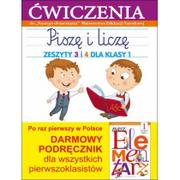 Podręczniki dla szkół podstawowych - Wiśniewska Anna Piszę i liczę. zeszyty 3 i 4 dla klasy 1. ćwiczenia do `naszego elementarza` (men) - miniaturka - grafika 1