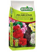 Ziemia ogrodowa - Biovita Ziemia do pelargonii i roślin balkonowych 20l - miniaturka - grafika 1