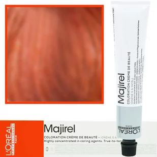 Loreal Majirel | Trwała farba do włosów kolor 7.44 blond miedziany głęboki 50ml - Farby do włosów i szampony koloryzujące - miniaturka - grafika 1
