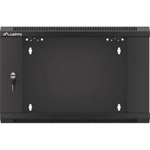Lanberg Szafa serwerowa wisząca 19cali 6U 570x600 czarna WFFA-5606-10B WFFA-5606-10B - Szafy rack - miniaturka - grafika 1