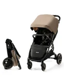 Wózki dziecięce - Kinderkraft Mitzy Wózek spacerowy Linen beige - miniaturka - grafika 1