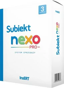 Subiekt nexo PRO 3 stanowiska - Programy finansowe i kadrowe - miniaturka - grafika 1