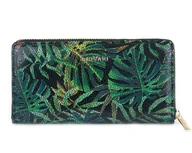 Portfele - Skórzany portfel damski Agnese - Giovani RFID Ciemnozielony - miniaturka - grafika 1