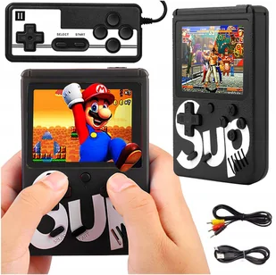 MINI PRZENOŚNA KONSOLA RETRO GRA 400 GIER GAMEBOY +PAD GIERKA ELEKTRONICZNA - Konsole i gry retro - miniaturka - grafika 1