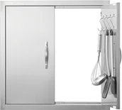 Akcesoria do grilla - Podwójne Drzwi do Grilla - miniaturka - grafika 1