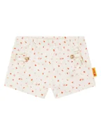 Spodenki dla niemowląt - Steiff Szorty w kolorze kremowym - miniaturka - grafika 1