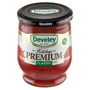 Develey Vivio Ketchup PREMIUM klasyczny w słoiku 300g - Ketchup - miniaturka - grafika 1