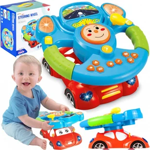 Interaktywna Kierownica Muzyczna Samochód Auto - Zabawki interaktywne dla dzieci - miniaturka - grafika 1