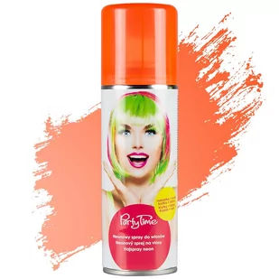 neonowy spray do włosów pomarańczowy - Zabawy w naśladowanie dorosłych - miniaturka - grafika 1