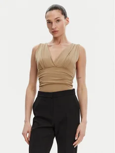 ACCESS FASHION Body 53-2223-391 Beżowy Slim Fit - Body - miniaturka - grafika 1
