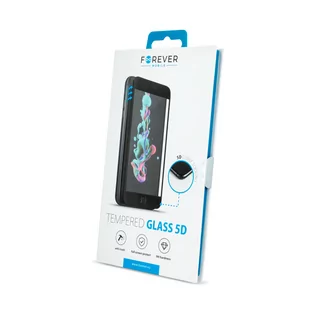Forever Szkło hartowane 5D do Xiaomi Redmi Note 10 5G czarna ramka - Szkła hartowane na telefon - miniaturka - grafika 1