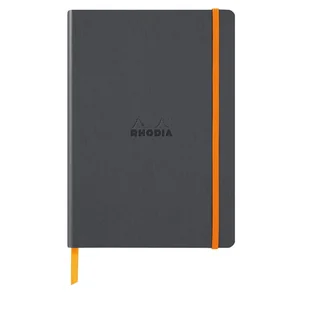 Notatnik Rhodia A5, miękka oprawa, linie, Tytanowy - Notesy i bloczki - miniaturka - grafika 1