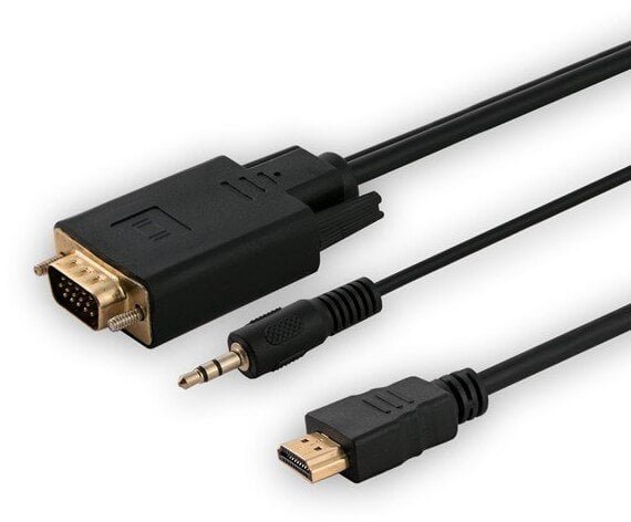 Savio Adapter HDMI M -VGA M + audio CL-198