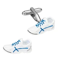 Spinki do mankietów i krawatów - Spinki do mankietów koszuli mankietu buty adidasy - miniaturka - grafika 1
