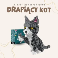 Klocki - Drapiący kot Klocki 1300 el. - miniaturka - grafika 1