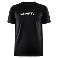 Koszulki sportowe męskie - Koszulka męska Craft CORE Unify Logo Rozmiar: XXL / Kolor: czarny - miniaturka - grafika 1