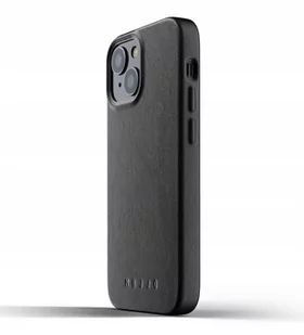 Mujjo Full Leather Case Etui Skórzane do iPhone 13 Mini Black CL-019-BK - Etui i futerały do telefonów - miniaturka - grafika 1