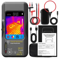 Multimetry - BSIDE SH7 Infrared Thermal Imager Multimeter 240x240Pixel 15 Color Modes 3 98' TFT Touch Screen USB Rechargeable Battery O - miniaturka - grafika 1