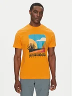 Koszulki męskie - Napapijri T-Shirt S-Arbia NP0A4IE3 Pomarańczowy Regular Fit - miniaturka - grafika 1