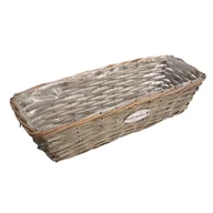 Skrzynie ogrodowe - DONICZKA KOSZ BALKONÓWKA DO NASADZEŃ KWIATOWYCH KWIATY ZIOŁA 48 cm - miniaturka - grafika 1