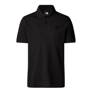 Koszulka męska The North Face Essential Regular Polo 0A8C1PJK31 - czarna - Koszulki męskie - miniaturka - grafika 1