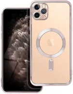 Etui i futerały do telefonów - Futerał ELECTRO MAG COVER kompatybilny z MagSafe do IPHONE 11 Pro Max złoty róż - miniaturka - grafika 1