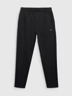 Spodnie sportowe męskie - 4F Spodnie dresowe w kolorze czarnym - miniaturka - grafika 1