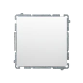 Wyłączniki światła i elektryczne - Wyłącznik schodowy BASIC bez piktogramu - biały - miniaturka - grafika 1