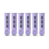 Butelki filtrujące - ZESTAW 6 filtrów do butelki filtrującej Dafi SOFT i SOLID digital lavender - miniaturka - grafika 1