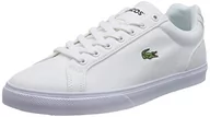 Trampki męskie - Lacoste 45CMA0054, Vulcanized Trampki męskie, WHT/WHT, 46.5 EU, Ważne:, 46.5 EU - miniaturka - grafika 1