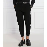 Spodnie męskie - HUGO Spodnie cargo Glavin241 | Slim Fit - miniaturka - grafika 1