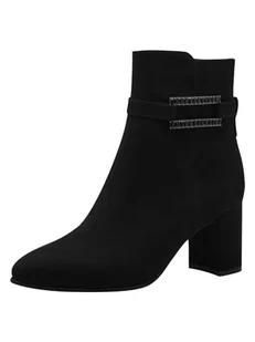 MARCO TOZZI Damskie botki Zip+Slip 2-25322-43, czarny, 39 EU - Botki damskie - miniaturka - grafika 1