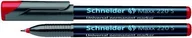 Markery permanentne - Schneider FOLIOPIS PERM. MAXX 220S 0,4mm CZERWONY - miniaturka - grafika 1