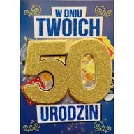 Kartki okolicznościowe i zaproszenia - Karnet Urodziny 50 męskie - miniaturka - grafika 1