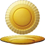 Talerze - Talerz deserowy Duralex PICARDIE AMBER pomarańczowy śr. 205 mm - zestaw 6 szt. - miniaturka - grafika 1