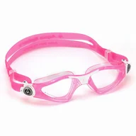 Pływanie - Aqua Sphere Dziecięce okulary pływackie KAYENNE Junior przezroczyste soczewki różowy - miniaturka - grafika 1