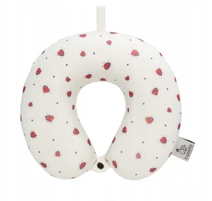 VANILLA COPENHAGEN Poduszka podróżna rogal Travel Ladybug dla dzieci - Akcesoria do fotelików - miniaturka - grafika 1
