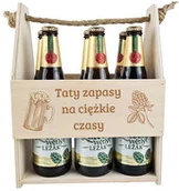 Gadżety dla niej i dla niego - Nosidełko na piwo taty zapasy na ciężkie czasy Prezent na Dzień Ojca - miniaturka - grafika 1