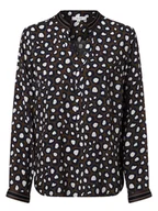 Bluzki damskie - Lund - Bluzka damska, niebieski|brązowy|wielokolorowy - miniaturka - grafika 1