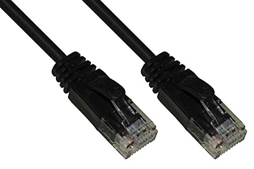 LK6U005BLS Link Kabel sieciowy Cat. 6 Non-EKRAND UTP Kolor Czarny HALOGENFREE MT 0,5 Slim