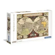 Clementoni Puzzle 6000 Antyczna Mapa Morska Świata - Puzzle - miniaturka - grafika 1