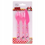 Sztućce dla dzieci - sztućce MYSZKA MINNIE łyżka widelec nóż - miniaturka - grafika 1