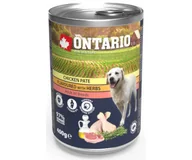 Mokra karma dla kotów - ONTARIO- Chicken Pate with Herbs 400g - miniaturka - grafika 1